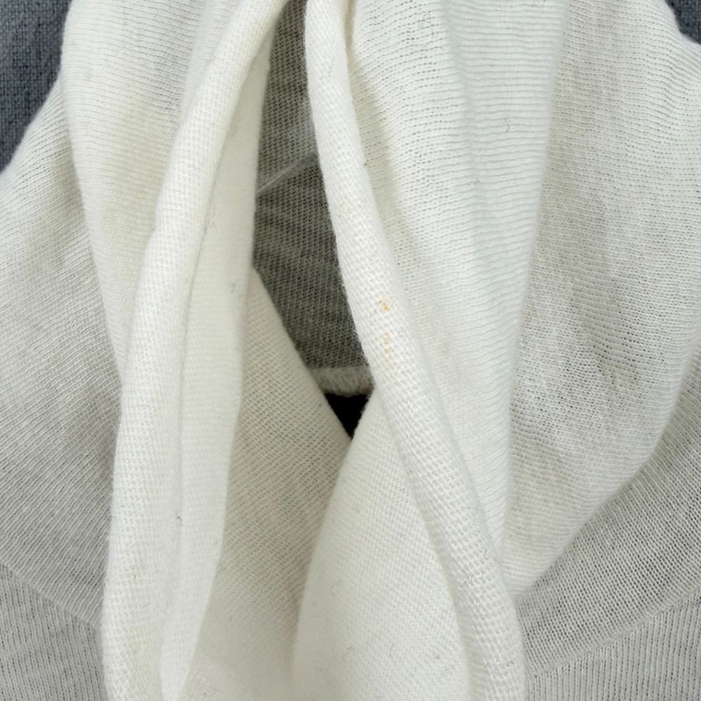 ENZA COSTA Cashmere New Classic Turtleneck Top Women Small Cream Long Sleeve NEW - Picture 14 of 15